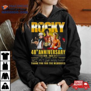 Rocky Th Anniversary Thank You For The Memories Tshirt