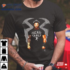 Roman Reigns Mad Engine Head Of The Table Tshirt