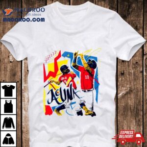 Ronald Acu Ntilde A Jr Diamond Art Atlanta Braves Baseball Tshirt