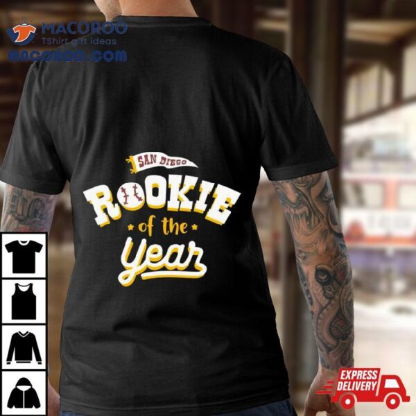 Rookie Of The Year San Diego Padres Baseball Shirt