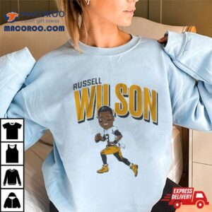 Russell Wilson Pittsburgh Caricature Tshirt