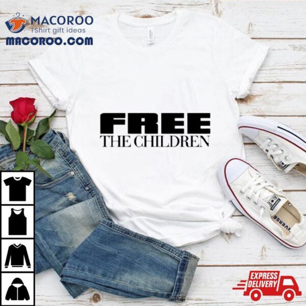 Ryan Garcia Free The Children Shirt