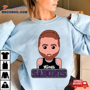 Sabonis Sacramento Nba Kings Basketball Shirt