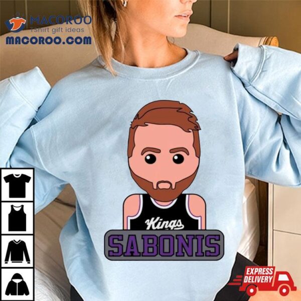 Sabonis Sacramento Nba Kings Basketball Shirt