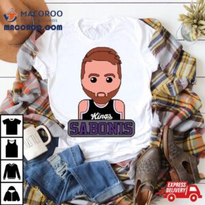 Sabonis Sacramento Nba Kings Basketball Shirt