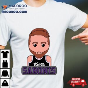 Sabonis Sacramento Nba Kings Basketball Tshirt