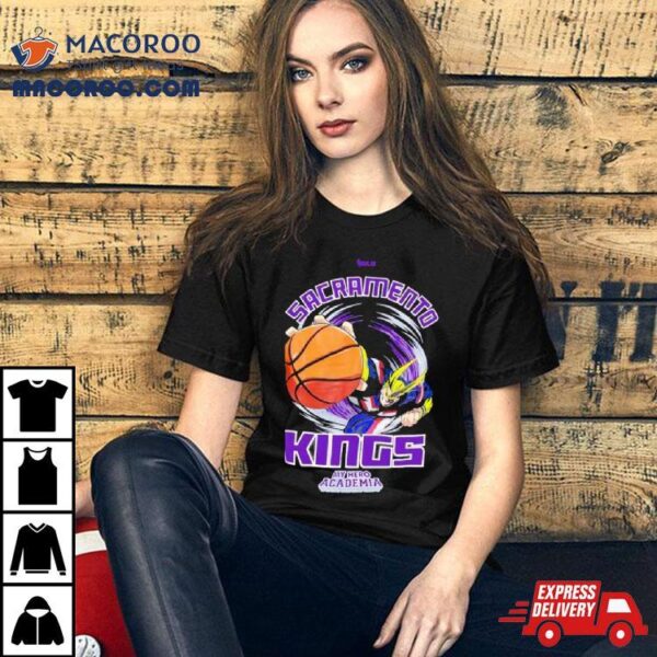 Sacramento Kings Hyperfly Unisex Nba X My Hero Academia All Might Smash Shirt