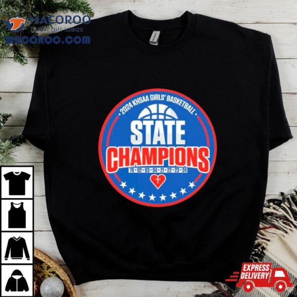 Sacred Heart Basketball 2024 Khsaa Girls’ Basketball State Champions Shirt