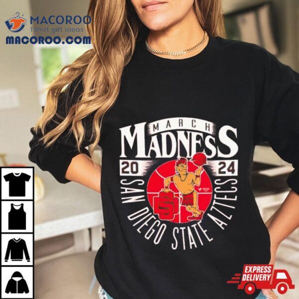 San Diego State Aztecs 2024 March Madness Mascoshirt