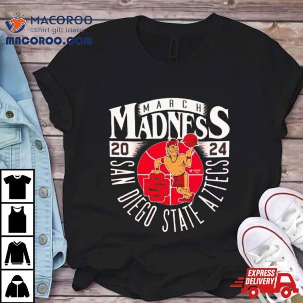 San Diego State Aztecs 2024 March Madness Mascoshirt