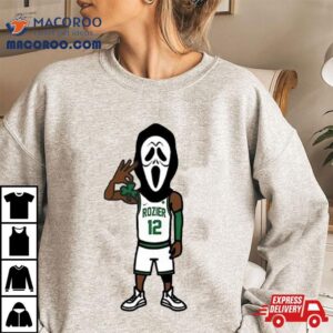 Scary Terry Rozier Scream Mask Boston Basketball Shirt