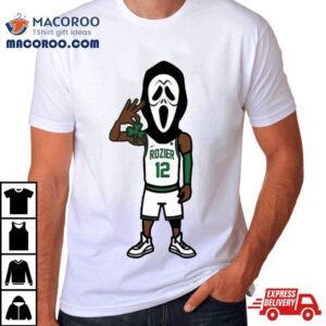 Scary Terry Rozier Scream Mask Boston Basketball Tshirt