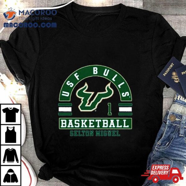 Selton Miguel Usf 2024 Ncaa Men’s Basketball Shirt