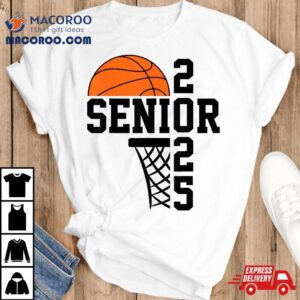 Senior Class Of 2025 Basketball Player Boys Girls Shirt