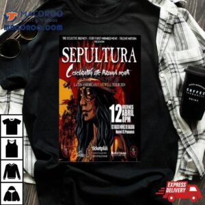 Sepultura Apr 12 2024 Panama Shirt 1 Sepultura Apr Panama Tshirt