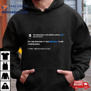 Shadz Jim Stewartson Anti Disinfo Activist It S A Day That Ends In Y Tshirt