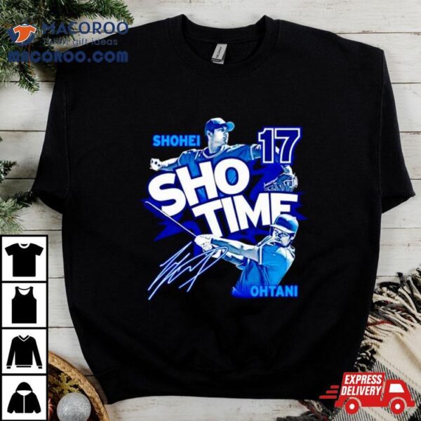 Sho Time 17 Shohei Ohtani Los Angeles Dodgers Baseball Shirt