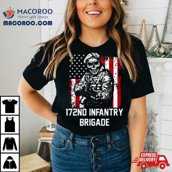 Skull 172nd Infantry Brigade Usa Shirt