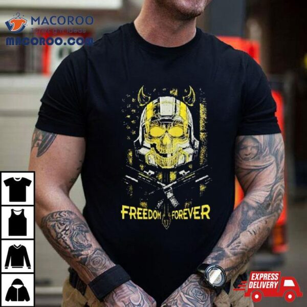 Skull Gun Freedom Forever Shirt