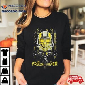 Skull Gun Freedom Forever Tshirt