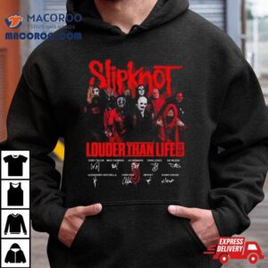 Slipknot Louder Than Life Signatures Tshirt