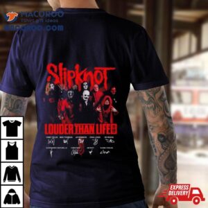 Slipknot Louder Than Life Signatures Tshirt