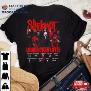 Slipknot Louder Than Life Signatures Tshirt