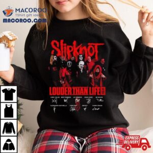 Slipknot Louder Than Life Signatures Tshirt