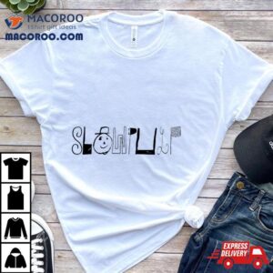 Slow Pulp Black And White Logo Tshirt