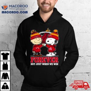 Snoopy Fist Bump Charlie Brown Miami Heat Forever Not Just When We Win Tshirt