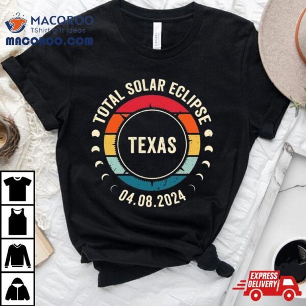 Solar Eclipse 2024 Texas Vintage Shirt