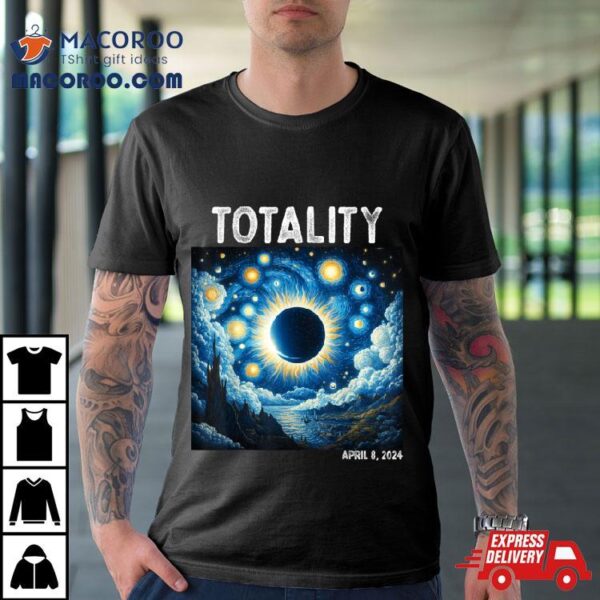 Solar Eclipse 2024 Totality April 8th Astronomy Science Shirt