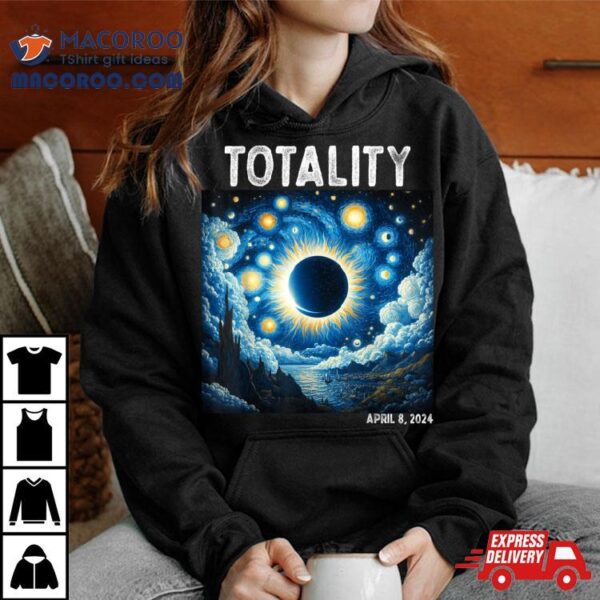 Solar Eclipse 2024 Totality April 8th Astronomy Science Shirt