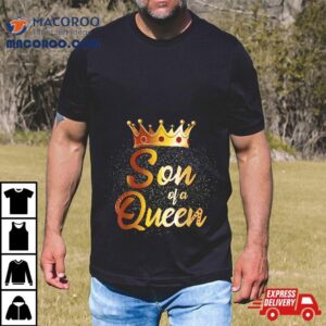 Son Of A Queen Boys Mother Matching Tshirt