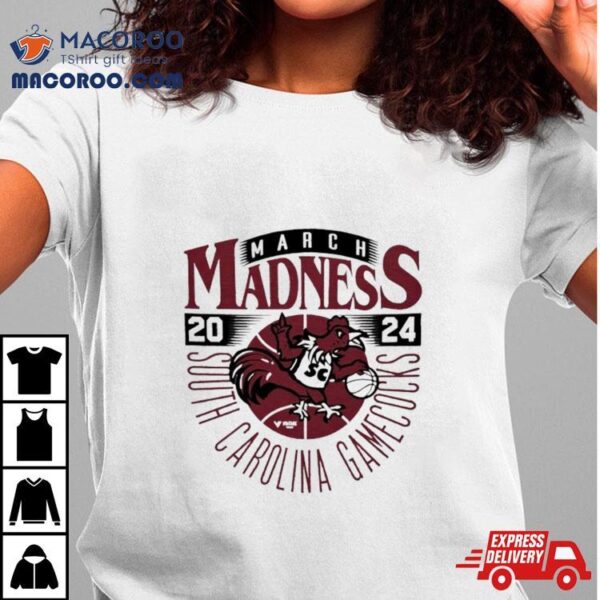 South Carolina Gamecocks 2024 March Madness Mascoshirt