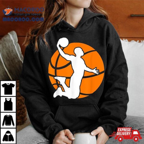 Sports Basketball Player Boys Graphic Shirt