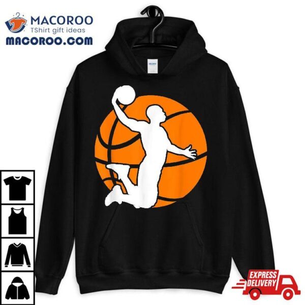 Sports Basketball Player Boys Graphic Shirt