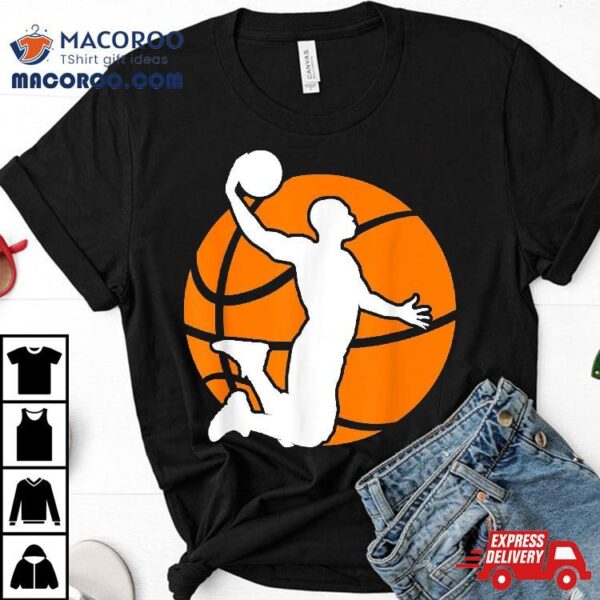 Sports Basketball Player Boys Graphic Shirt