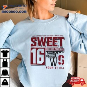 Stanford Cardinals Sweet Di Women S Basketball Four It All Tshirt