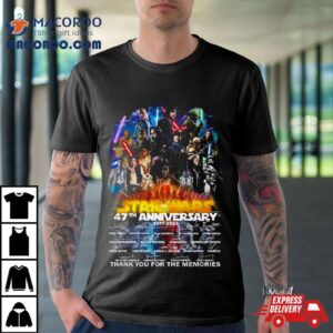 Star Wars Th Anniversary Thank You For The Memories Signatures Tshirt