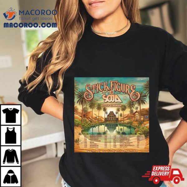 Stick Figure Soja Little Stranger Tour 2024 Usa Shirt