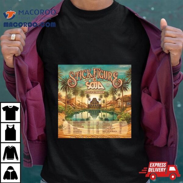 Stick Figure Soja Little Stranger Tour 2024 Usa Shirt