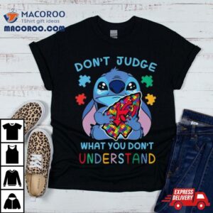 Stitch Kansas City Chiefs Autism Awareness Don T Judge What You Don T Understand Tshirt