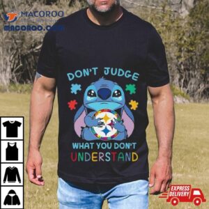 Stitch Pittsburgh Steelers Autism Awareness Don T Judge What You Don T Understand Tshirt