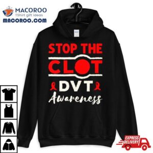 Stop The Clot Dvt Awareness Deep Vein Thrombosis Essential Tshirt