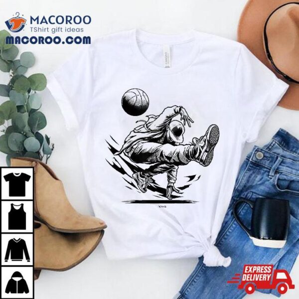 Street Style Hoops Hip Hop Breakdancer Basketball Shirt