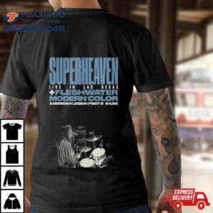 Superheaven Live In Las Vegas Fleshwater Modern Color American Legion Post April Tshirt