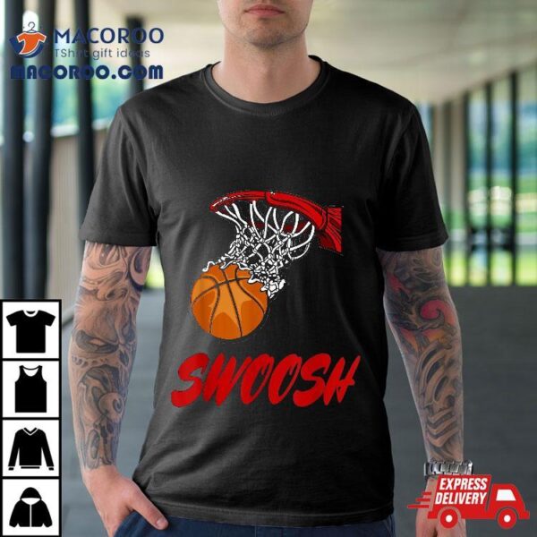 Swoosh Cool Basketball Shooting Hoops Shirt