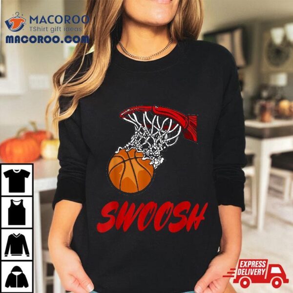 Swoosh Cool Basketball Shooting Hoops Shirt