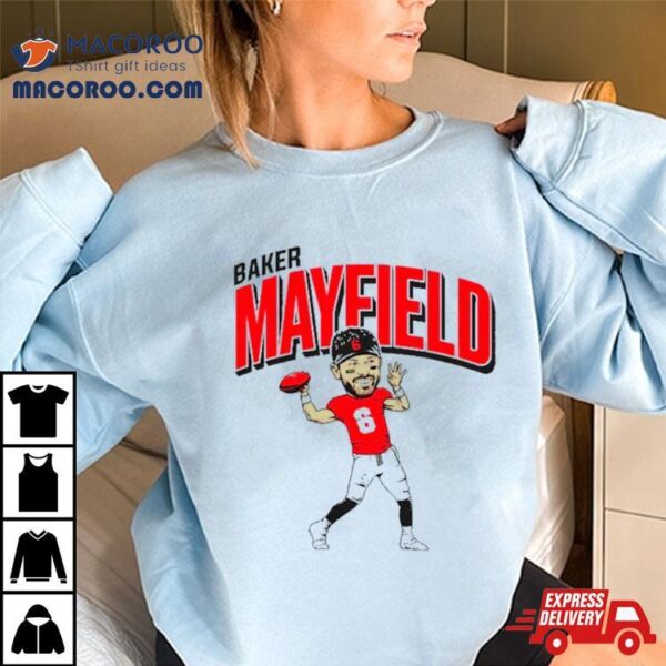 Tampa Bay Buccaneers Baker Mayfield Caricature Shirt